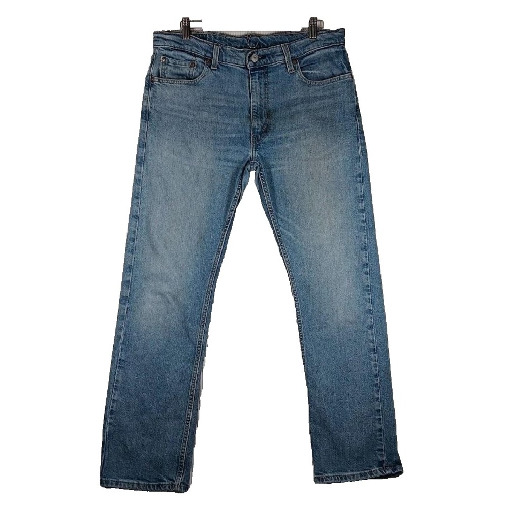 Levis 513 Jeans Mens 33x30 Blue Slim Straight‎ Stretch Denim Mid Rise 08513-0933